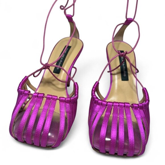 Chelsea Paris Finn High Heel Pump Women's Sz 38 Orchard Pink - Picture 6 of 16